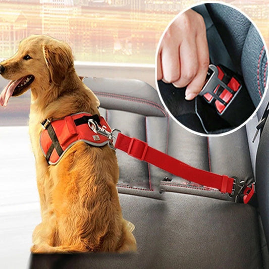 Telescopic Traction Rope for Pet Car Seat Belt. - Capustor