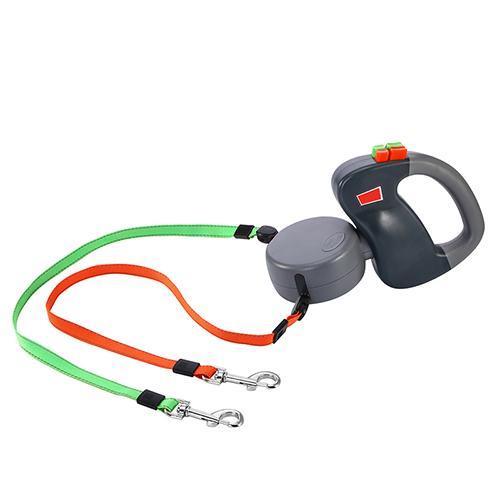 Double Retractable Dog Walking Leash - Capustor