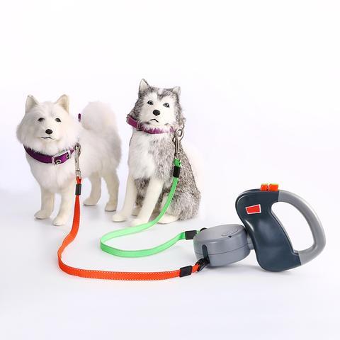 Double Retractable Dog Walking Leash - Capustor